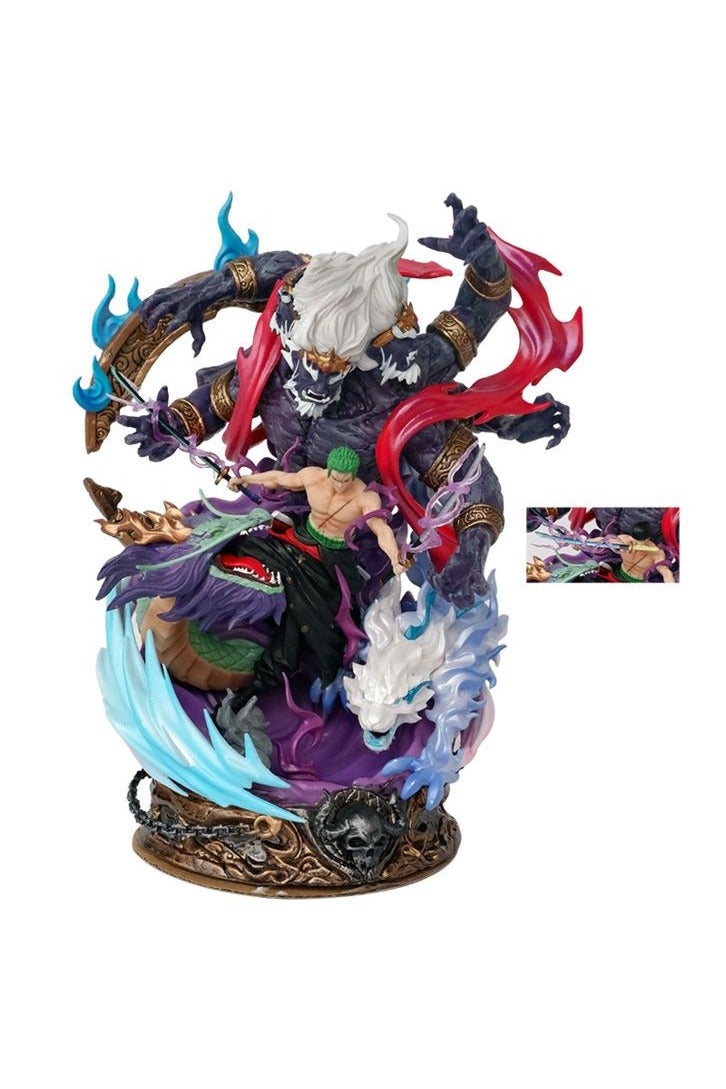 One Piece Zoro GK Figure,  Anime Statue, PVC Desktop Decor, Perfect Gift For Boys Girls Kids Birthday，21cm - Image 1