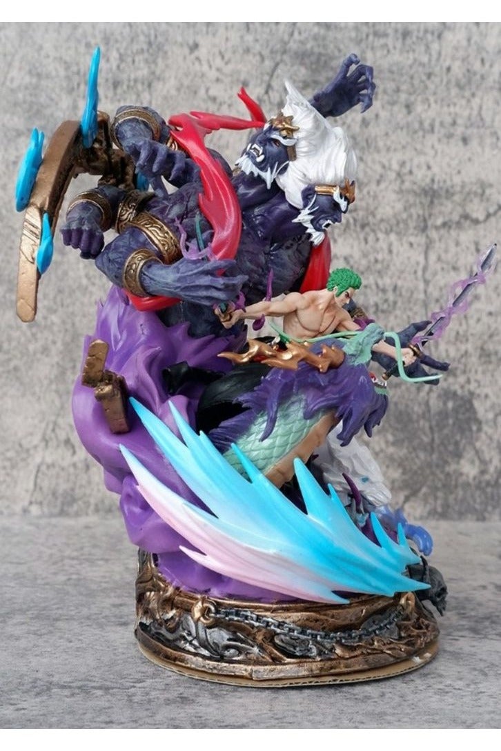 One Piece Zoro GK Figure,  Anime Statue, PVC Desktop Decor, Perfect Gift For Boys Girls Kids Birthday，21cm - Image 4