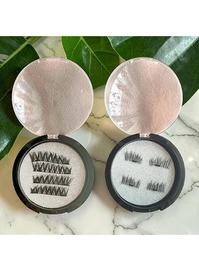 Two set of magnetic False Eyelash (full eyelashes set + terminal eyelashes set) - Image 1