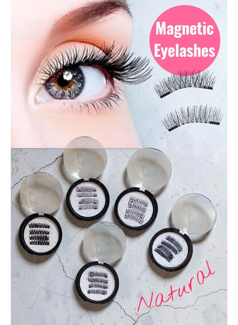 Two set of magnetic False Eyelash (full eyelashes set + terminal eyelashes set) - Image 2