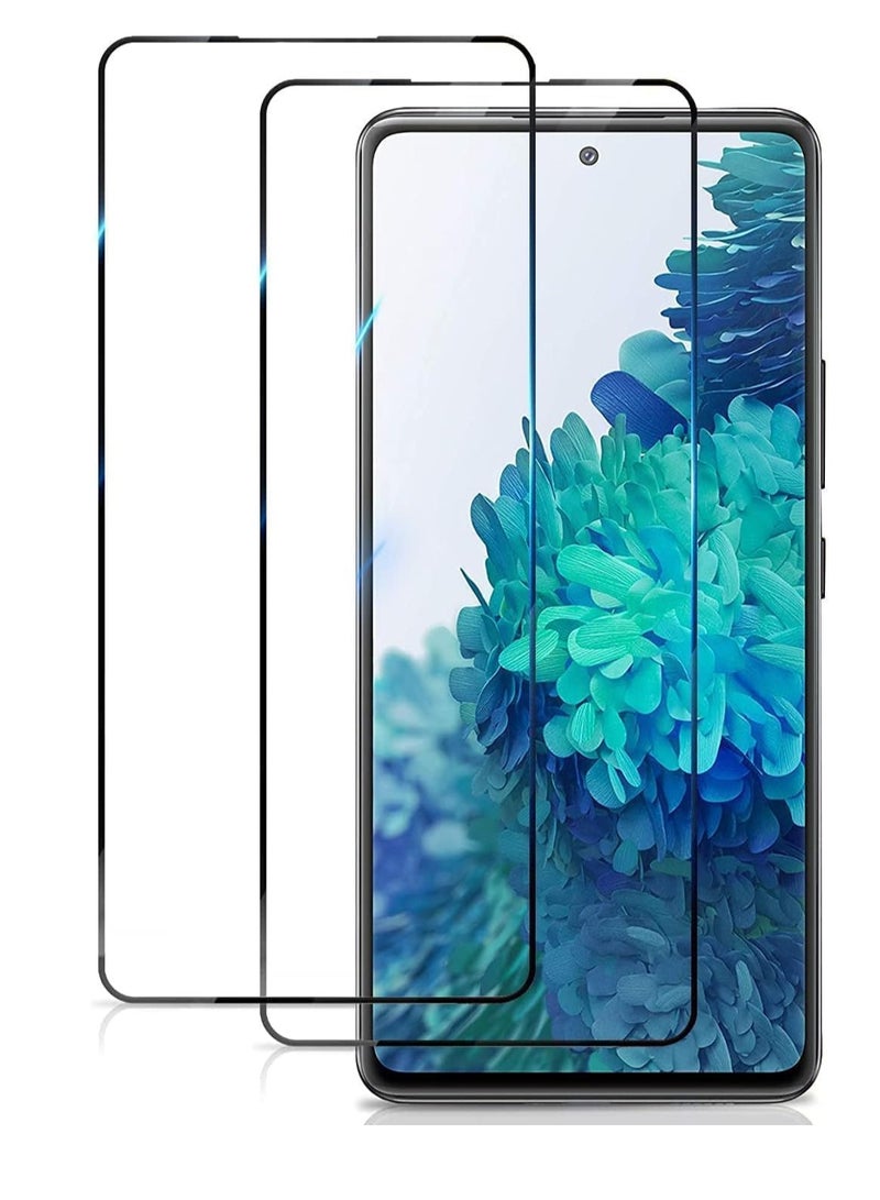 ELTRAZONE 2 Pack 5D Clear Tempered Glass Screen Protector for Samsung Galaxy – Full Coverage, Ultra HD Clarity, Scratch Resistant, Bubble-Free, Case Friendly, Easy Installation, Ultimate Protection for Your Screen SAMSUNG A20S - Image 1