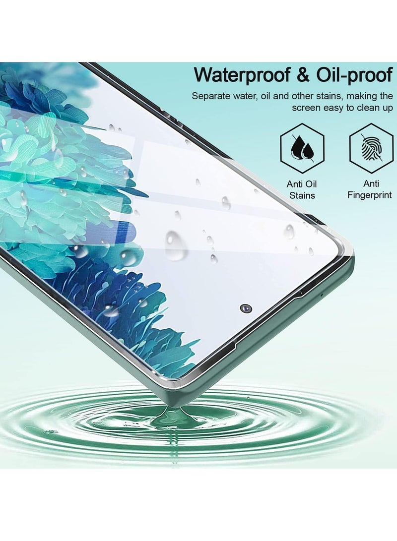 ELTRAZONE 2 Pack 5D Clear Tempered Glass Screen Protector for Samsung Galaxy – Full Coverage, Ultra HD Clarity, Scratch Resistant, Bubble-Free, Case Friendly, Easy Installation, Ultimate Protection for Your Screen SAMSUNG A20S - Image 4