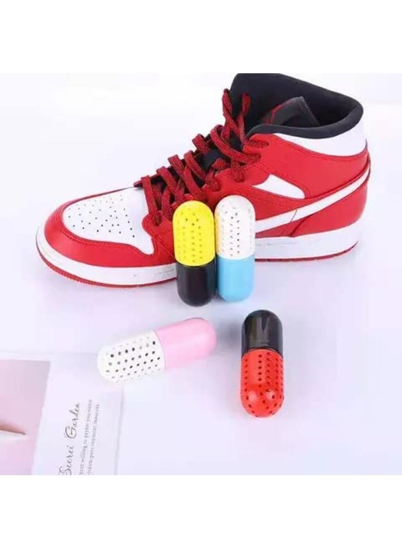 QUESERA 2 PCS Shoes Fresheners Long Lasting Shoe Deodorizer for Sneaker Twist to Open and Close Foot Odor Eliminator for Shoes Wardrobe Bags Car