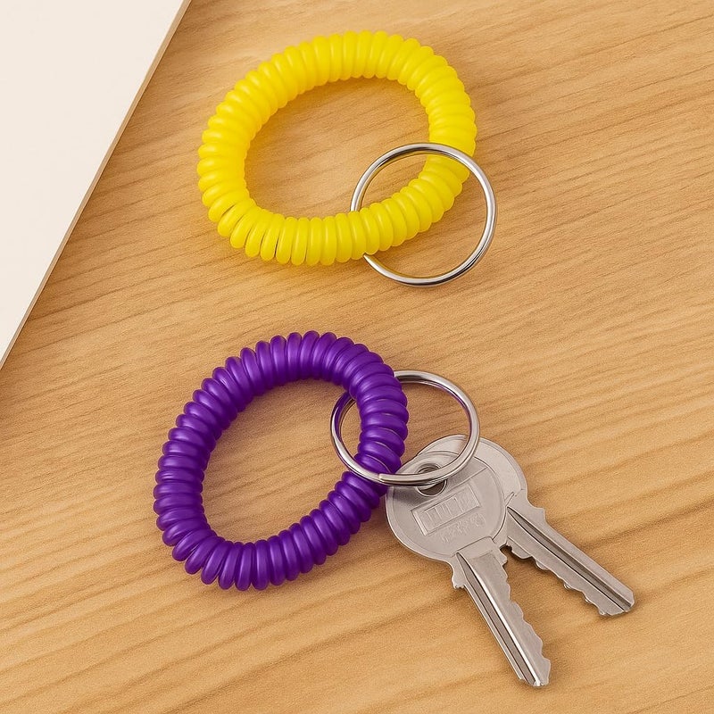 Fitto 2 Pieces Key Chains - 60mm Metal Key Rings for Everyday Use - Image 2