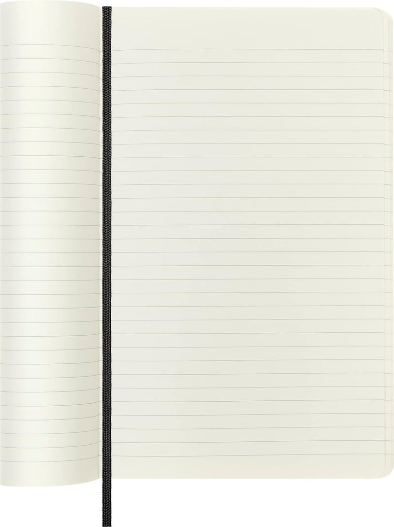 موليسكين دفتر ملاحظات كلاسيكي، غلاف ورقي، كبير (12.7 × 21.6 سم) مسطر/مسطر - Image 5