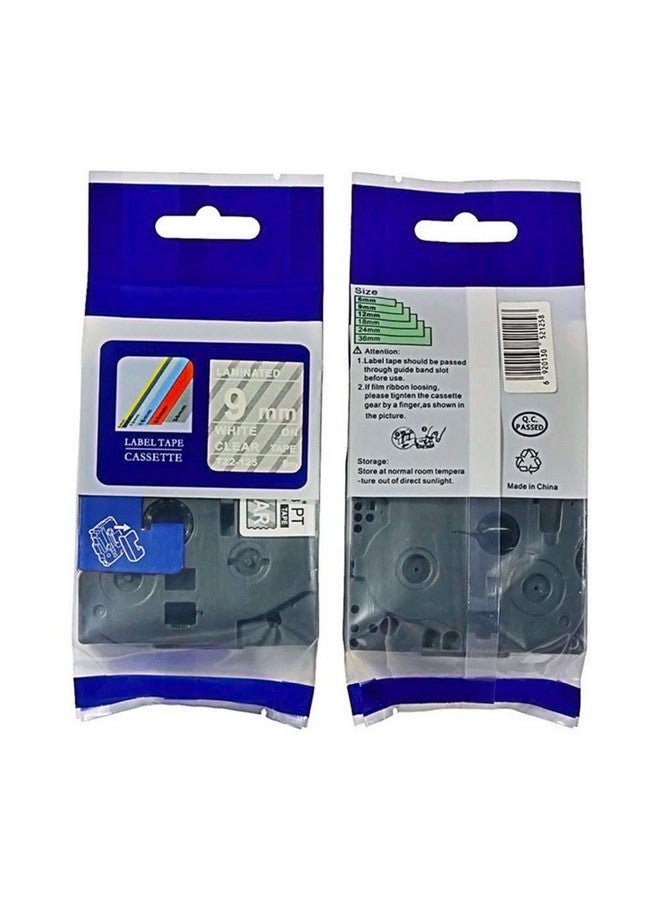 IDIK White On Clear Label Tape Compatible For Brother Tz 125 Tze 125 9Mm 8M - Image 5