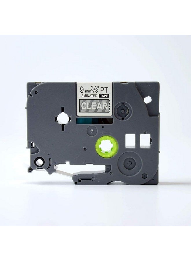 IDIK White On Clear Label Tape Compatible For Brother Tz 125 Tze 125 9Mm 8M - Image 1