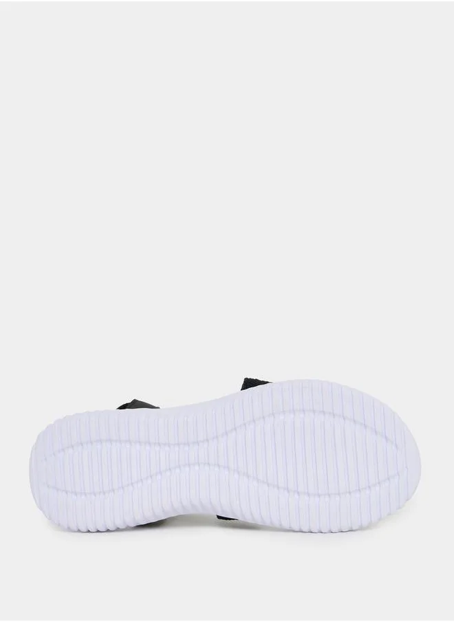 Styli Cross Strap Comfort Sandals