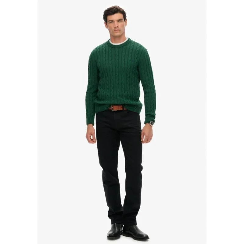Superdry  Cotton Cable Knit Crew for Men | Best Price UAE