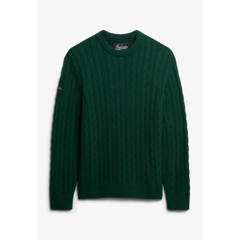 Superdry  Cotton Cable Knit Crew for Men | Best Price UAE