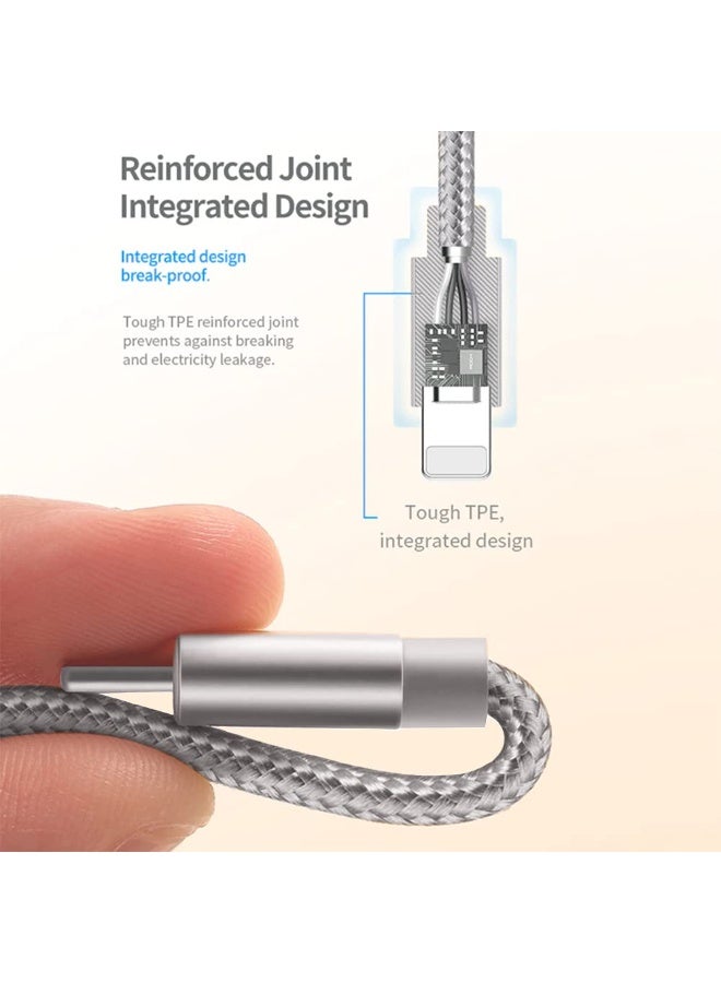 Mailspeed iPhone Charging Cable 2M[MFi Certified] USB  Lightning Charger Cable Fast Charging Power Delivery iPhone Charging Cable for Reinforced for durability iPhone 14/14 Pro/14 Plus/14 Pro Max, iPad Pro, iPhone 8-13 All Series - Image 5