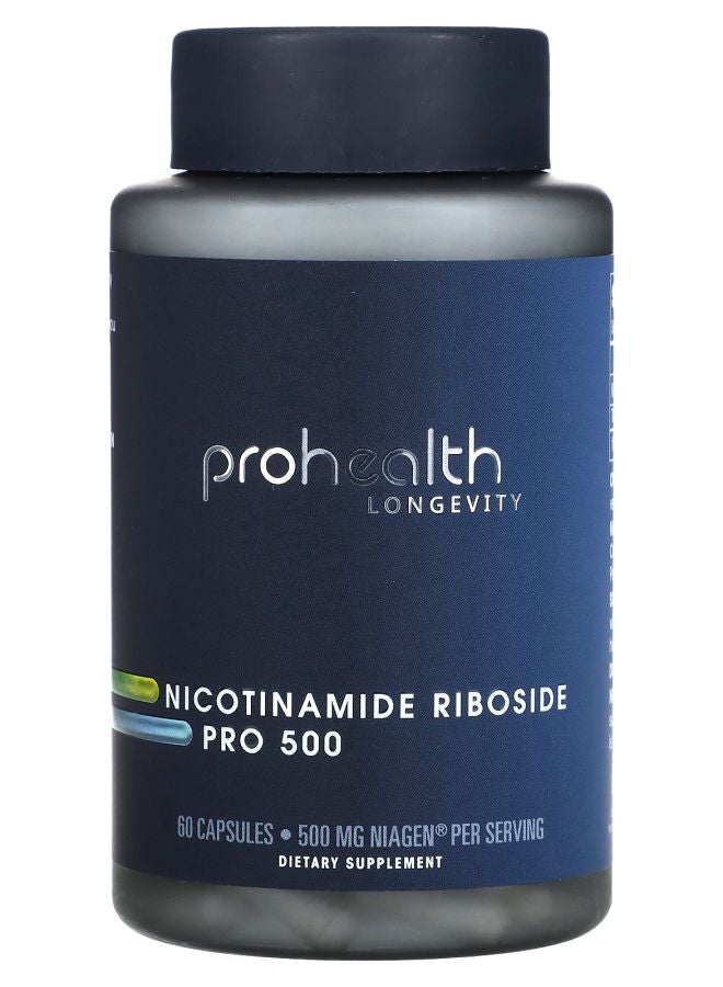 ProHealth Nicotinamide Riboside Pro 500 500 mg 60 Capsules (250 mg per Capsule)