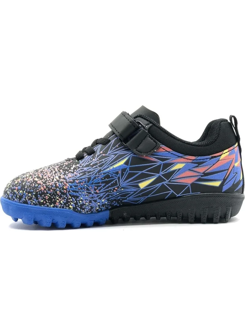 Cool Messi Black Boys Indoor Football Shoes