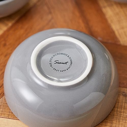Swuut Ceramic Pinch Bowls,2.7 oz Mini Prep Dip Bowl Set,Small Dipping Salsa Charcuterie Soy Sauce Side Dish for Sushi,Set of 6(Grey) - Image 3