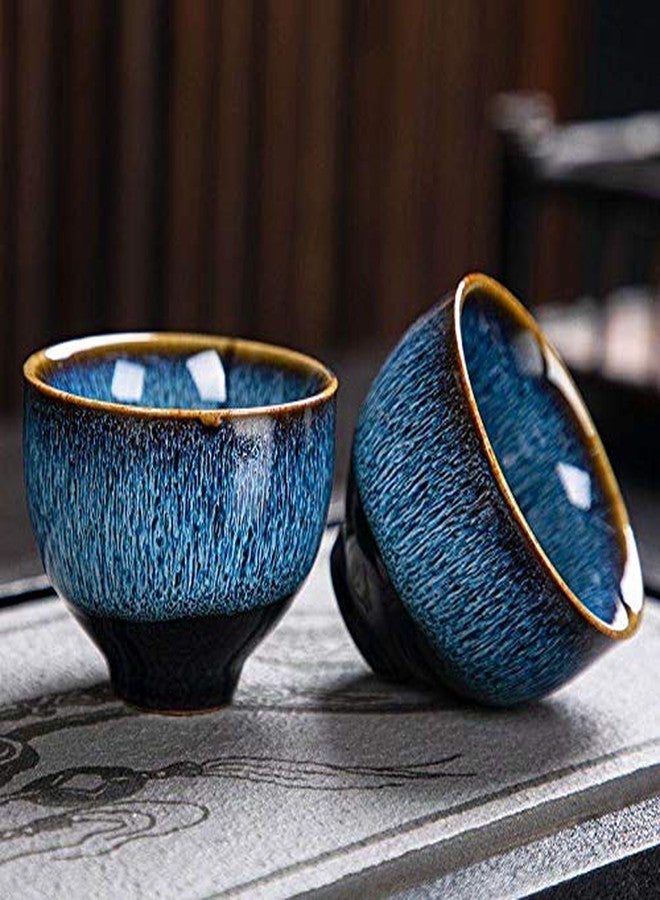 DEKNBE Ceramic Kungfu Tea Set,Chinese Tea Set,Contains Tea Tray and Bag,Tea Sets for Women/Man/Adults,Suitable for Parties and Travel,with Tea Strainer-Stainless - Image 4
