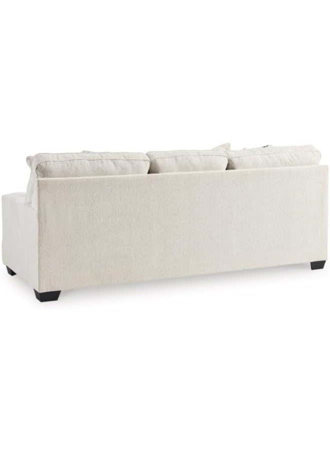 Comfynest Comfynest Contemporary 3-Seater Leather Sofa Set – Premium Comfort & Elegant Design for Modern Living Rooms (Ivory) - Image 5