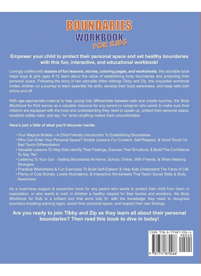 null - Boundaries Workbook for Kids: Fun, Educational & Age-Appropriate Lessons About Personal Safety & Consent Learn to Set Healthy Body Boundaries at Home, School, & Online (For Ages 8-12) - Image 1