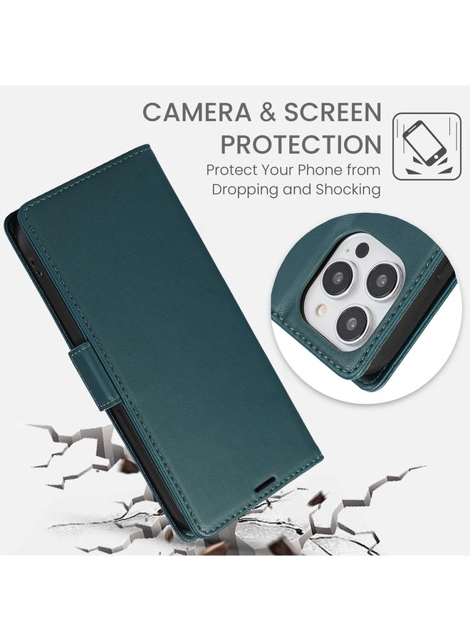 Zaboon Case For iPhone 13 Pro Side Buckle RFID Anti-theft Leather Phone Case - Image 5