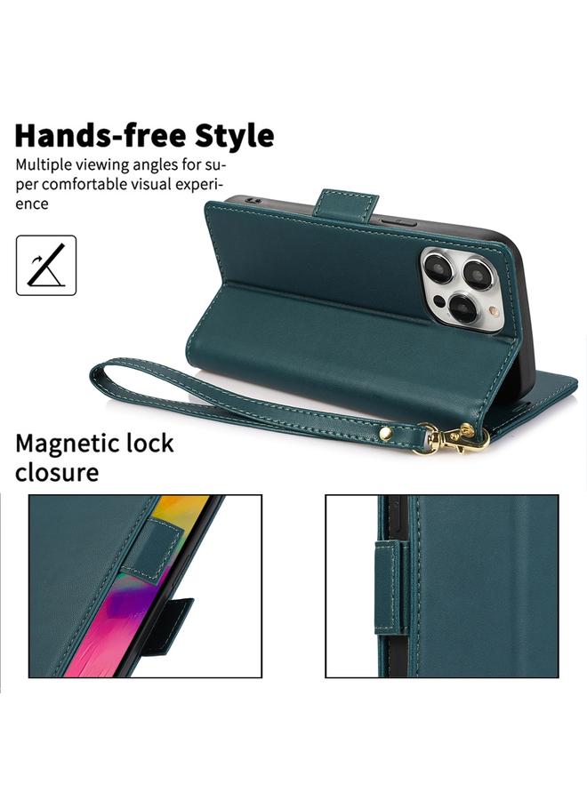 Zaboon Case For iPhone 13 Pro Side Buckle RFID Anti-theft Leather Phone Case - Image 4