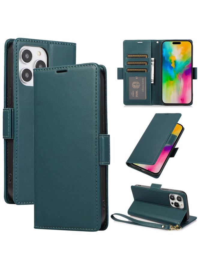 Zaboon Case For iPhone 13 Pro Side Buckle RFID Anti-theft Leather Phone Case - Image 1