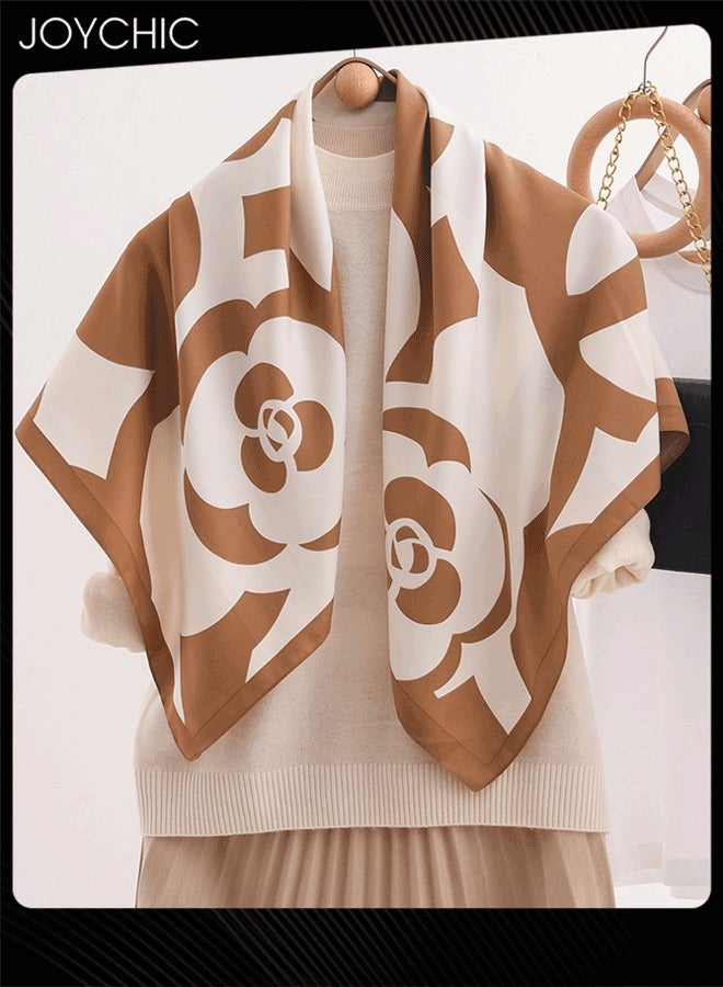 Joychic وشاح مربع صغير عصري للنساء لفصل الربيع والصيف - Image 2