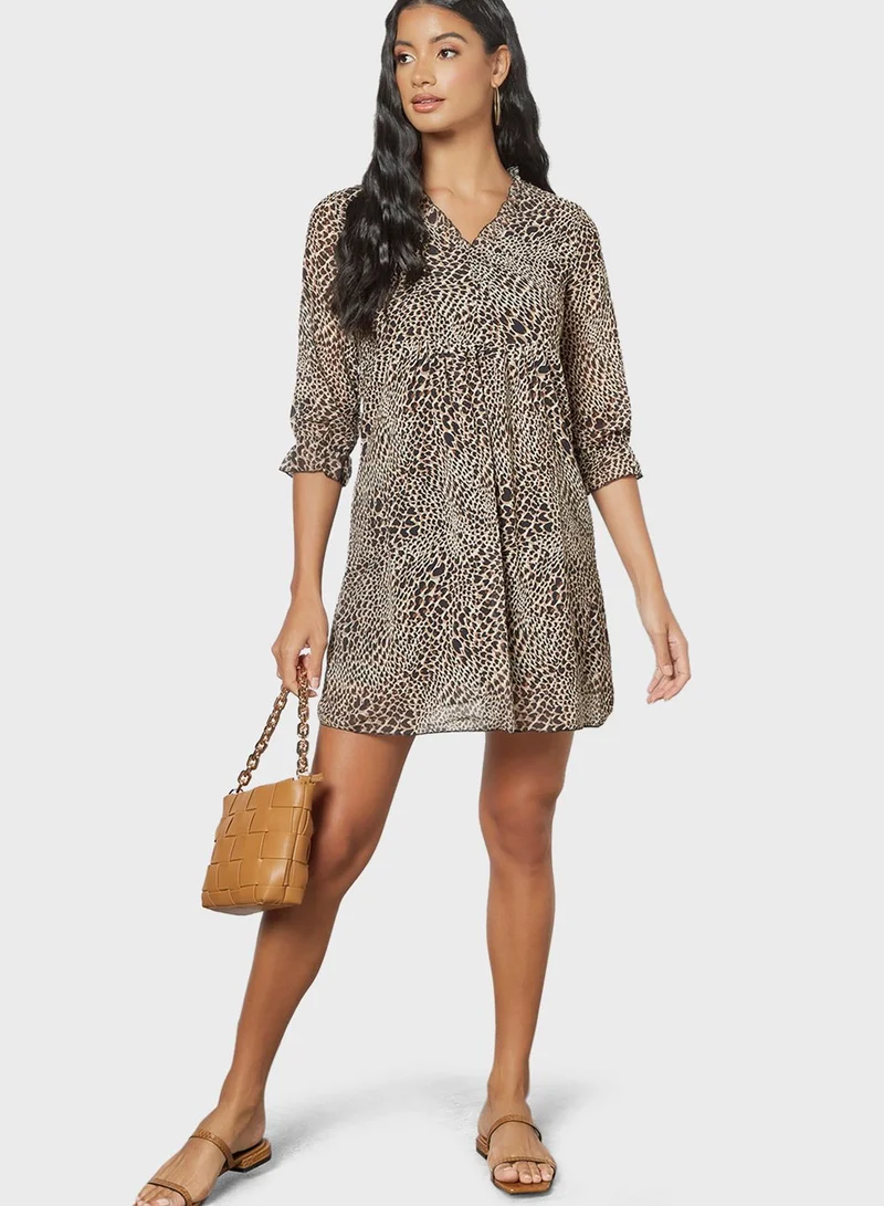 MELA LONDON Animal Print Dress