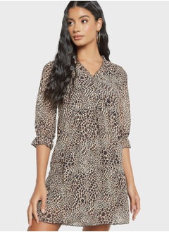 MELA LONDON Leopard Print Shift Dress  - Image 1