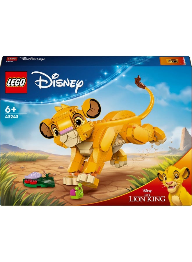 LEGO Disney Simba the Lion King Cub Building Toy 43243 (Age 6+, 222 Pieces) - Image 2