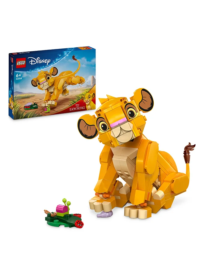 ليغو Disney Simba The Lion King Cub Buildable Toy For Kids, Construction Playset Figure, Fun Gift Idea For Girls And Boys Aged 6 Plus (222 Pieces) 43243