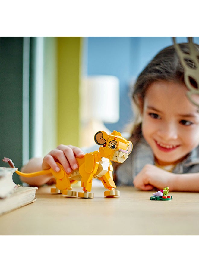 LEGO لعبة بناء دب الرماد من ديزني سيمبا ملك الحيوانات للأطفال، مجموعة لعب بُنية، فكرة هدية ممتعة للبنات والأولاد بعمر 6 سنوات فما فوق (222 قطعة) 43243  - Image 3