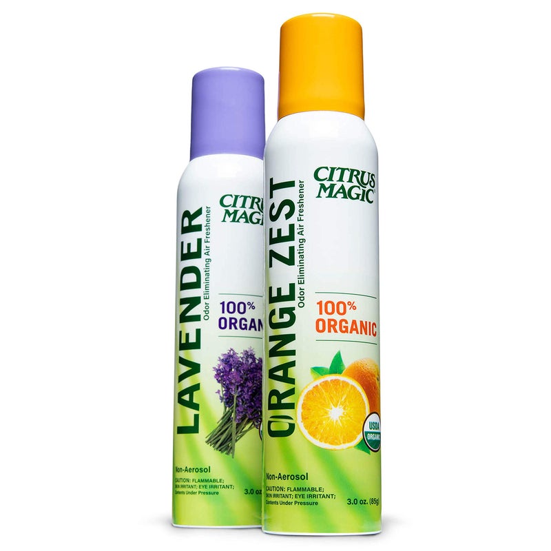 Citrus Magic رذاذ معطر هواء عضوي طبيعي لإزالة الروائح الكريهة من سيتروس ماجيك، لافندر يوكاليبتوس، 3 أونصات، عبوة من 3 - Image 4