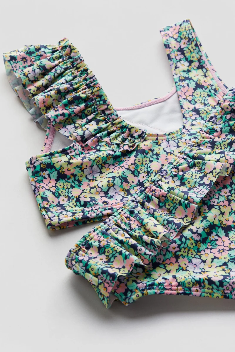 اتش اند ام Kids Frill Trimmed Bikini Set
