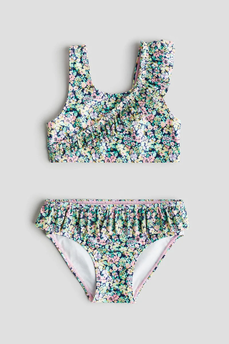 اتش اند ام Kids Frill Trimmed Bikini Set