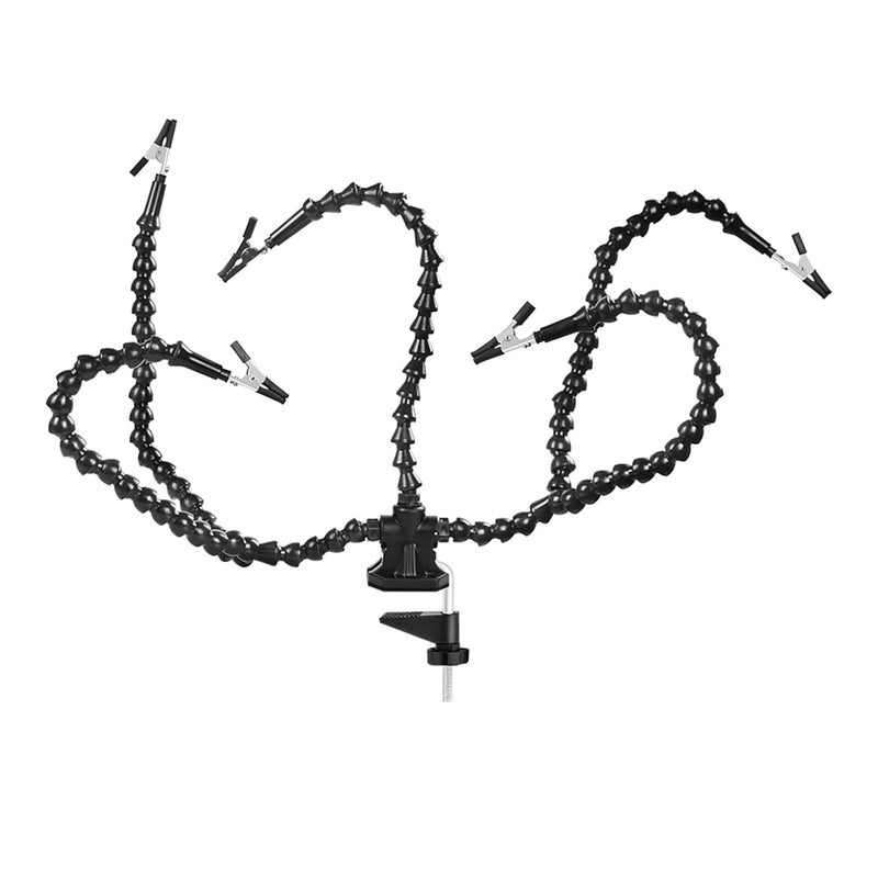 klarako Flexible Helping Hands Third Hand Soldering Tool Five Arms for Craft Lovers - Image 5
