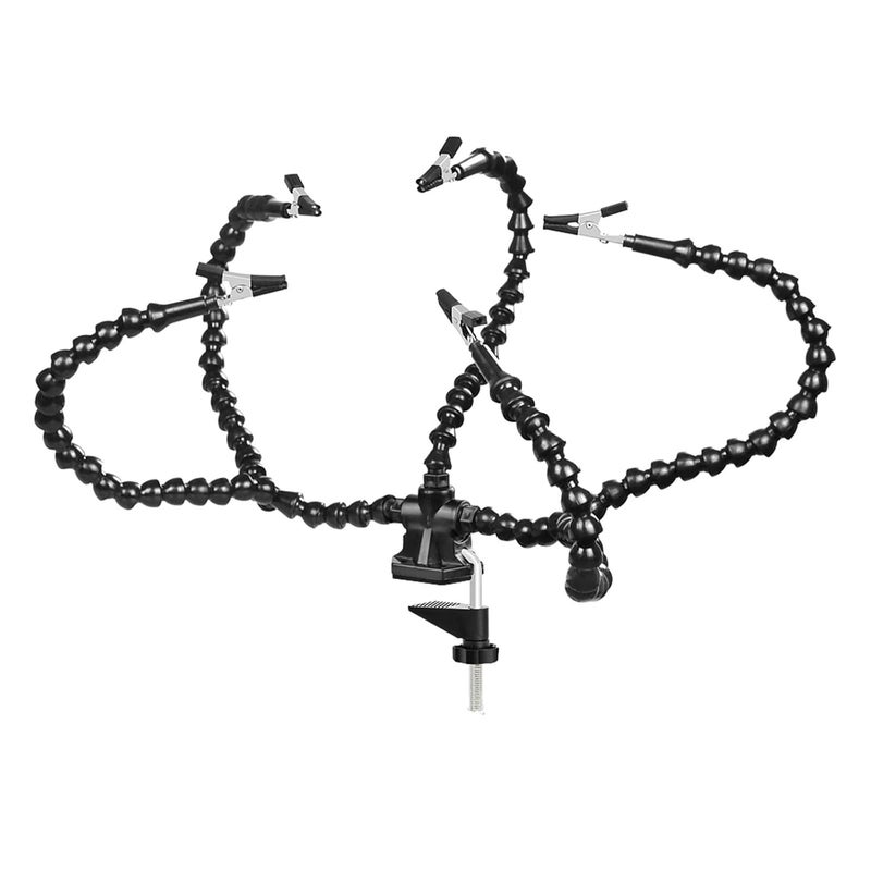 klarako Flexible Helping Hands Third Hand Soldering Tool Five Arms for Craft Lovers - Image 1