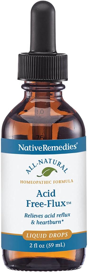 Native Remedies علاج طبيعي هوموباثي خالي من الحمض يخفف مؤقتًا من حرقة المعدة وعسر الهضم والانزعاج بعد الأكل 59 مل - Image 1