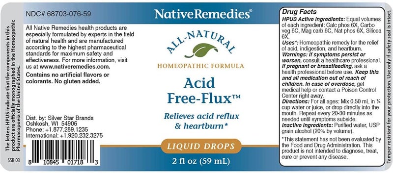 Native Remedies علاج طبيعي هوموباثي خالي من الحمض يخفف مؤقتًا من حرقة المعدة وعسر الهضم والانزعاج بعد الأكل 59 مل - Image 5