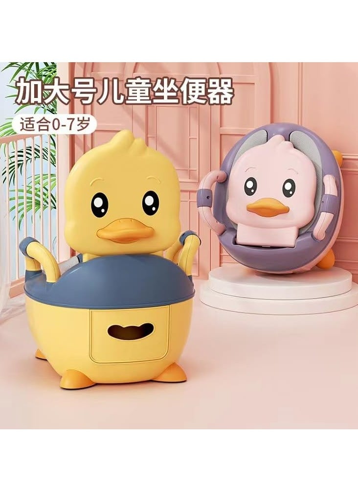 Oasisgalore Yellow Duck Cartoon Kid Size Potty  - Image 5