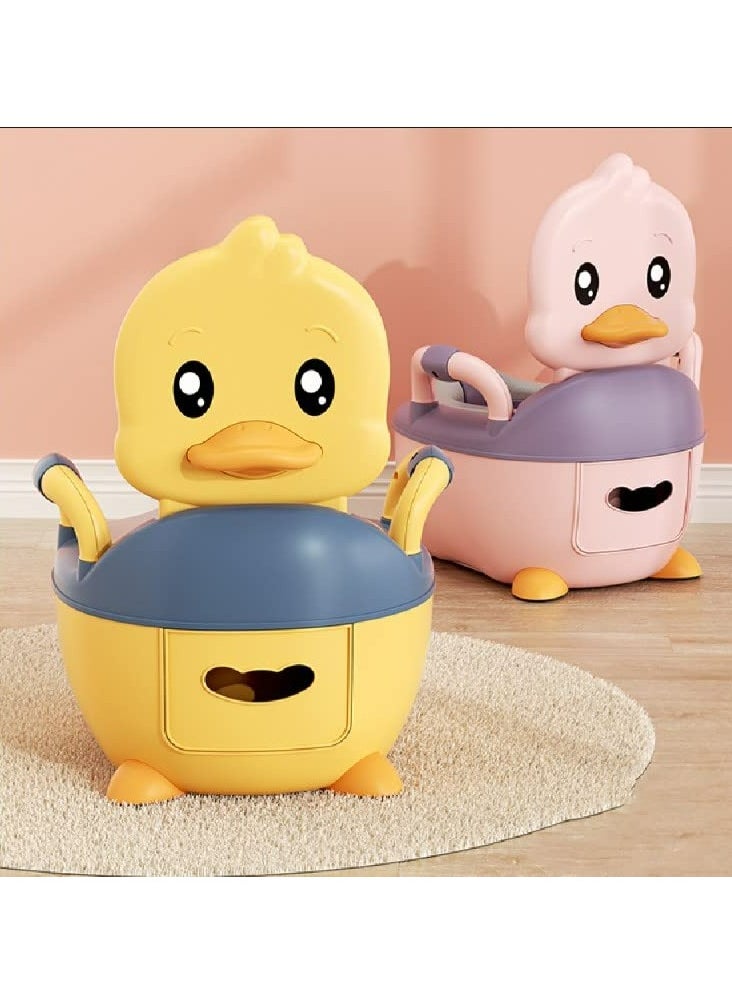 Oasisgalore Yellow Duck Cartoon Kid Size Potty  - Image 1