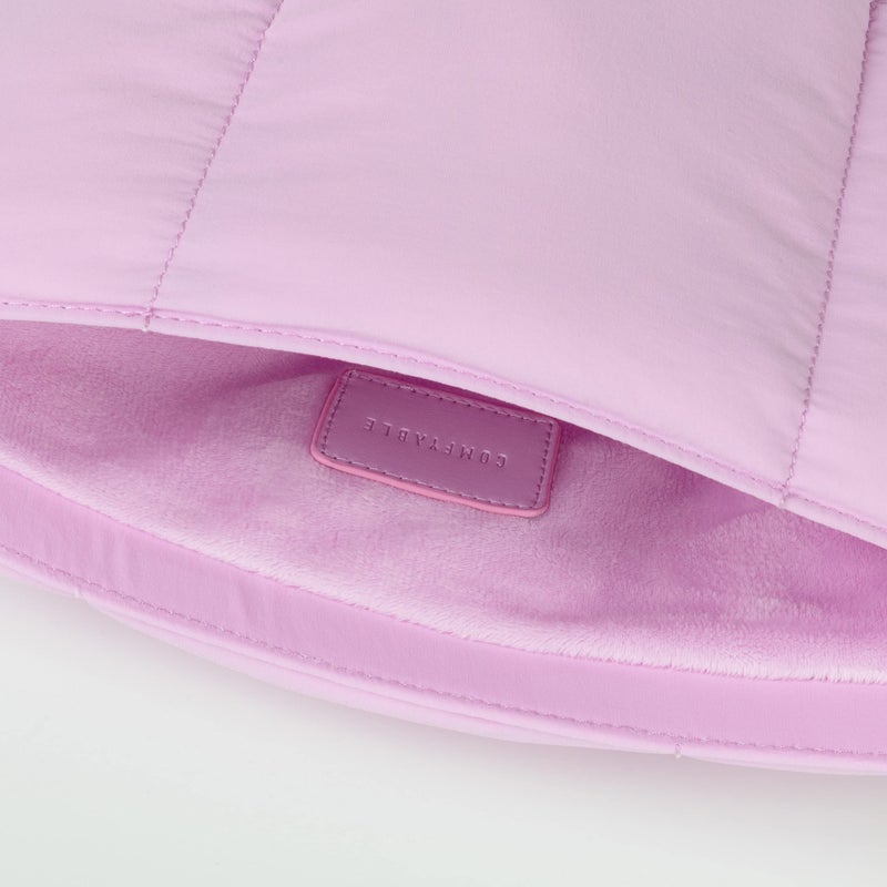 Comfyable Puffy Laptop Sleeve 13 Inch 14 Inch, Quilted Puffer Laptop Carrying Case for Women, Pillow Case Compatible with MacBook Air/Pro M5 M4 M3 M2 Pro/Max 2026, 13" MacBook Neo A18, Lavender Pink - Image 3