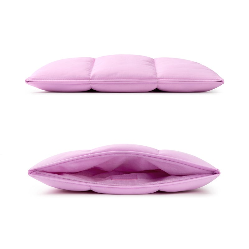 Comfyable Puffy Laptop Sleeve 13 Inch 14 Inch, Quilted Puffer Laptop Carrying Case for Women, Pillow Case Compatible with MacBook Air/Pro M5 M4 M3 M2 Pro/Max 2026, 13" MacBook Neo A18, Lavender Pink - Image 5