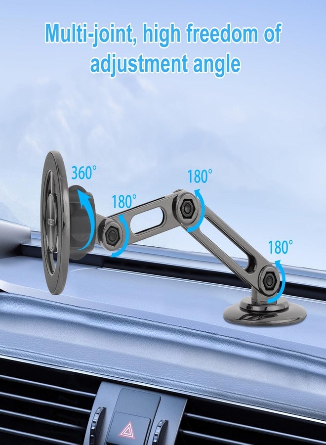 UTEBIT Car Phone Holder for Magsafe, 360° Adjustable Car Phone Mount, Phone Holders Cell Phone Holder Clip Car Accessories for iPhone 16 15 14 13 Pro Plus Max for Android and All Smartphones - Image 3