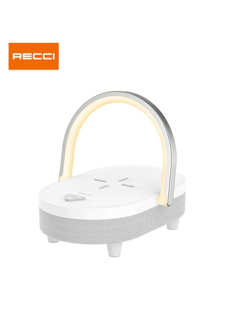 Recci Wireless charger LED lighting speaker and phone holder 4 in 1 - Image 1