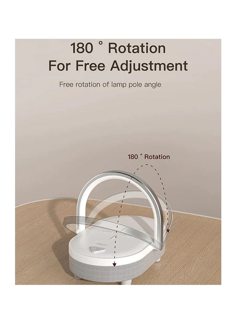 Recci Wireless charger LED lighting speaker and phone holder 4 in 1 - Image 5