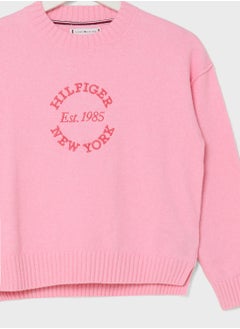 TOMMY HILFIGER Youth New York Detail Logo Sweater  - Image 3