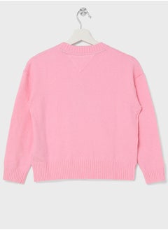 TOMMY HILFIGER Youth New York Detail Logo Sweater  - Image 2
