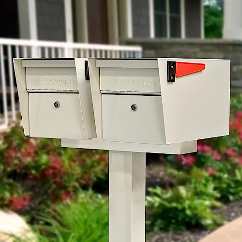 Mail Boss 7146 Box Spreader Bar for Two-Mailbox Applications, 2, Cream White - Image 2