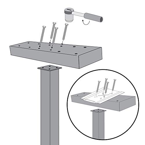 Mail Boss 7146 Box Spreader Bar for Two-Mailbox Applications, 2, Cream White - Image 5