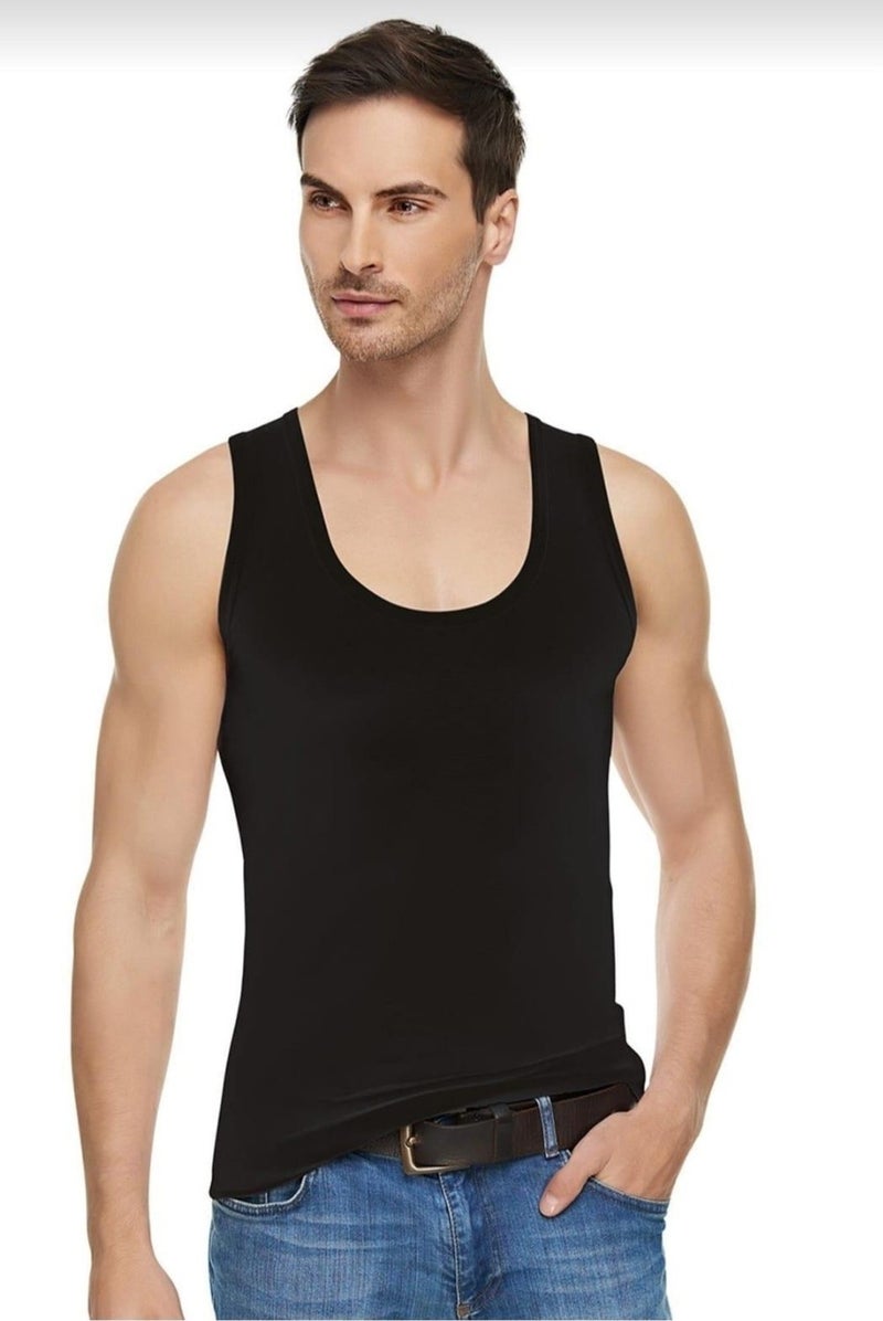 Tutku Elit Passion Elite 1201 Men's Modal Elastane Undershirt 12 Pieces  - Image 1