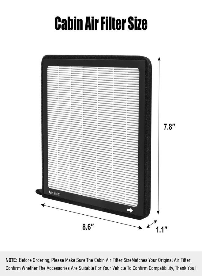 JCCGLOBAL CF10140,Cabin Air Filter with activated carbon particle for Infiniti,2003-2008 FX35,FX45,G35.Nissan,Altima,Maxima,Murano,Sentra,X-trail.Mitsubishi,Eclipse Cross,Lancer,Outlande,Cabin Air Filter - Image 2